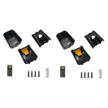 2X DCB120 Battery Plastic Case for 10.8V 12V Lithium Ion Battery Dcb125 Dcb127