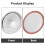 40Pcs Silver Tinplate Jar Lids Smooth Edges Leakproof Covers 6