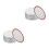 40Pcs Silver Tinplate Jar Lids Smooth Edges Leakproof Covers 11