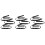 9Stk Hochstuhl Ersatzgurte Baby Strap Polyester 8