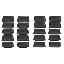 20Pcs 9V Battery Box/Holder/Case Compartment Cover with 9 Volt Battery Clip for Guitar Bass Pickup Replacement Accessory