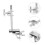 Drum Clamp with Adjustable Rotating Cowbell Mount Arm for Secure Percussion Accessory Holding 5