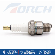 (1 Stück mit Verpackung) Normale Schraubanschluss-Zündkerze TORCH E7C Ersatz für Candle A23-2 B7HS(5110)