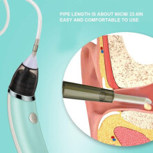 Aspirador de cerumen con 5 niveles de succión y diseño lavable, para adultos, niños y mascotas