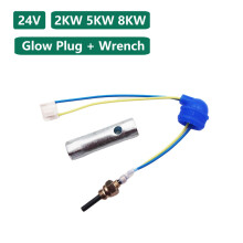 (24V-Baugruppe) 12V/24V 2KW 5KW 8KW Chinesische Standheizungs-Glühkerze mit Keramikstift + Schraubenschlüssel