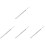 4Pcs Silver Metal Tennis Racket Threading Tool for Home Use Stringing 4