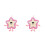 2Pcs Cute Multi Color Hanging Loop Hand Towels Soft Absorbent for Home 4