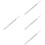 4Pcs Silver Metal Tennis Racket Threading Tool for Home Use Stringing 7