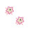 2Pcs Cute Multi Color Hanging Loop Hand Towels Soft Absorbent for Home 7