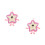 2Pcs Cute Multi Color Hanging Loop Hand Towels Soft Absorbent for Home 9