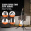 Adjustable Height Tripod Guitar Stand Foldable Floor Stand with Stable ThreeLeg Support 2