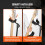 Adjustable Height Tripod Guitar Stand Foldable Floor Stand with Stable ThreeLeg Support 3