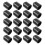 Pool Cue Protector Caps, 20 Replacement Tips with Durable Rubber Material, Secure Fit for Snooker Accessories 2