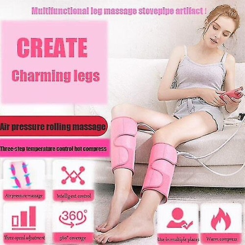 9-Level Intensity Adjustable Leg Calf Massager with Handheld Controller, TPU Air Compression for Muscle Relaxation 1