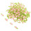 1000Stk Polyester Blüten Applikationen Rosa Für DIY Kleidung 3