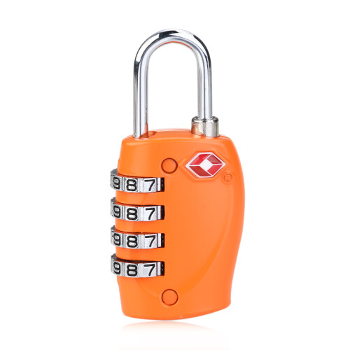 3Pcs Durable Tsa Approved Orange Combination Locks for Luggage 1
