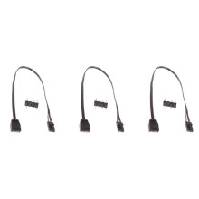 3X for 4PIN RGB to Standard ARGB 3-Pin 5V Adapter Connector RGB Cable 25cm