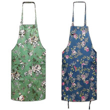 Barbecue Apron Set of 2, Adjustable with Double Tool Pockets, One Size Fits Most Men, Durable Machine Washable Fabric for Outdoor Cooking