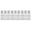 3Sets Überzug Pflanztopf Silber Aluminium Isolierung 8