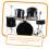 Drum Cymbals Lightweight Durable Low Noise for Jazz Practice Beginner Drummers 3