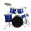 Drum Cymbals Lightweight Durable Low Noise for Jazz Practice Beginner Drummers 4