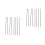 12Pcs Black Iron Chains for Hanging Signs Banners Posters Easy Install 5
