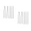 12Pcs Black Iron Chains for Hanging Signs Banners Posters Easy Install 6
