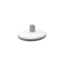 Tapa para skimmer de piscina en ABS duradero con estructura de malla reforzada, color blanco.