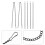 12Pcs Black Iron Chains for Hanging Signs Banners Posters Easy Install 9