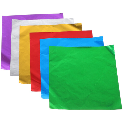 1200 Pcs Chocolate Aluminum Foil Wrappers Candy Packaging Papers 1