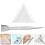 5Sets Dreieckige Perlen Sortiertrays Mit Pinzette Und 10