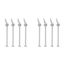 8 Pcs Metal Universal Drive Shaft CVD 104001-1927 for  104001 1/10 RC Car Spare Parts Accessories