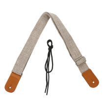 Woven Ukulele Guitar Strap Stylish Grey Durable Lightweight for Beginners and Musicians
