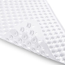 Anti-Slip Bath Mat with 260 Strong Suction Cups for Safety, 240 Drainage Holes, 88x40cm Large Shower Mat, BPA-Free, Machine Washable