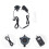 Fish Tank Light Black Round LED Diving Bubble Light for Aquariums 9