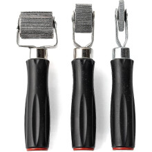 Professional Installation Roller for Automotive Soundproofing, Metal Construction with Raised Pattern for Bubble Reduction and Adhesion