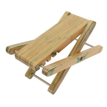 Adjustable Guitar Footstool with Foldable Wooden Construction for Classical and Acoustic Guitar Players