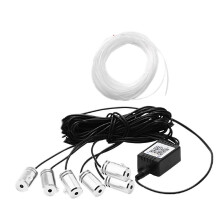 Car LED Strip Lights with Music Sync, Bluetooth App Control, Adjustable Brightness Sleep Mode for Car Van