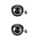 2Pièces Phare LED Noir Compatible Électrique 7