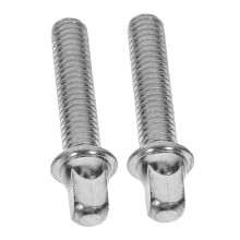2pcs Stainless Steel Drum Tension Screws with Washers for Drum Lugs Replacement