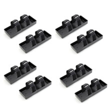 8 Conjunto de Caixa de Bateria de Plástico RC Caixa de Bateria Suporte para 1/8 1/10 Axial SCX10 TRX4 D90 RC Peças de Carro de Esteira