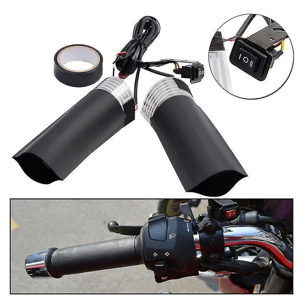 Motorcycle Handlebar Heated Grips Compatible With 12V Systems, Pet Heating Film With Temperature Control 6901508449091