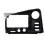 Dashboard Trim Panel for 2003 2004 Car Dashboard - Silver Grey Colour Plastic Radio Bezel Replacement Dashboard Facia 1