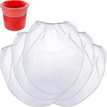 Sac filtrant à peinture avec ouverture élastique et double couture - Capacité de 5 gallons pour l'élimination des amas de poussière