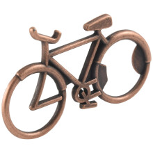 Flesopeners van legering, 12 stuks, bronskleurig met fietsdesign, ideaal als huwelijksbedankjes en feestcadeaus, vintage metalen bieropener.