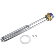 Resistor de Imersão de Aço Inoxidável 230mm 3000W 220V para Caldeiras de Água Quente, Panelas de Destilação e Grandes Recipientes