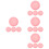 16Pcs Reusable Pink Silicone Tea Pot Lid Handle Protection Covers 7