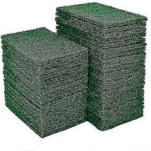 Estropajos reutilizables, paquete de 40 unidades, fibra duradera para eliminar la grasa y el olor persistentes, esponja de fregar de larga duración.