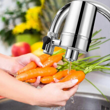 Kraanwaterfilter, zeer efficiënt actiefkoolfilter voor chloor en sediment, gezond drinkwater, behoudt nuttige mineralen.