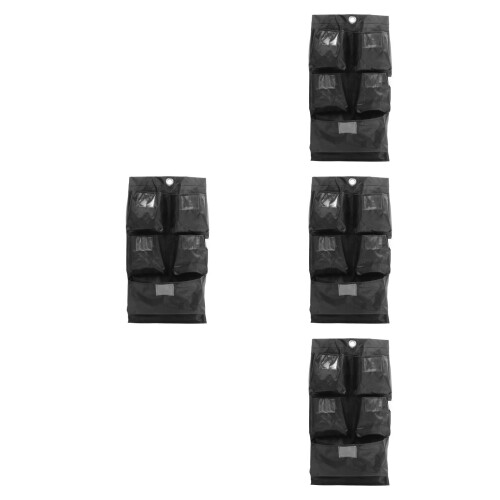 4Pièces Sac Chariot Ménage Noir 2